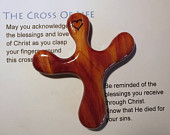 Large Sized Cedar Palm Cross